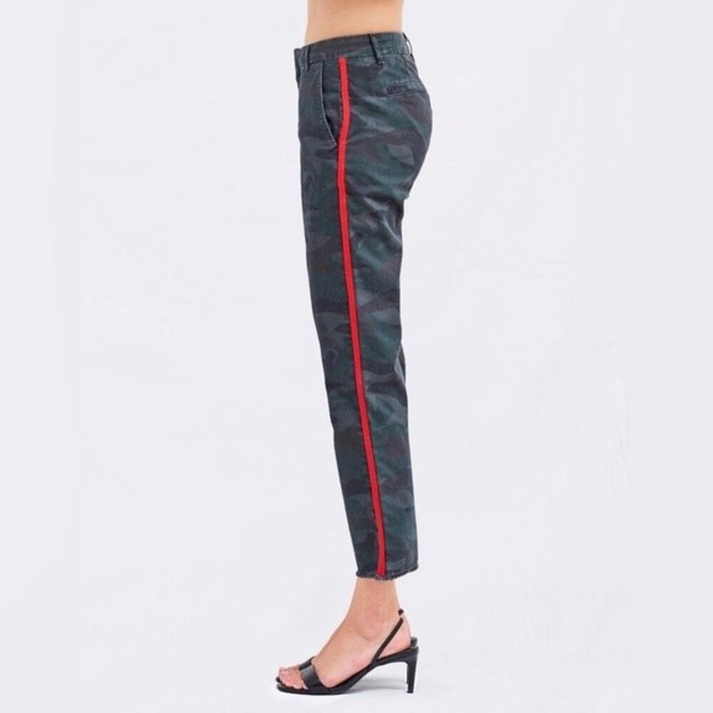 SUNDRY SIDE TRIM CAMO LE SOLEIL PANT -CHARCOAL SZ 24 GREAT CONDITION